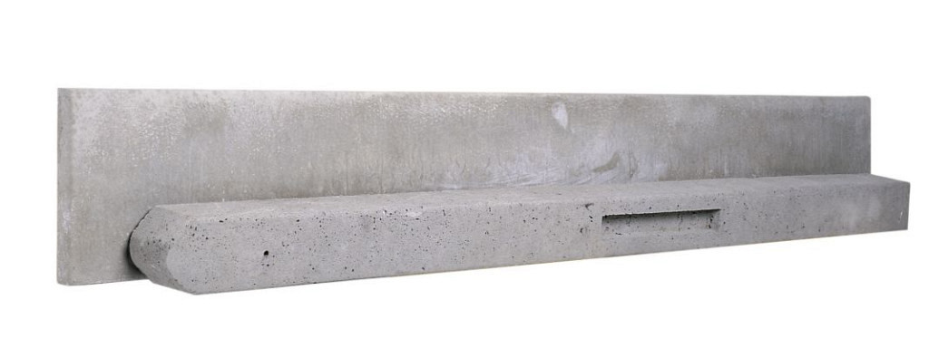 Betowood betonpaal diamant kop 11,5x11,5x278cm grijs eindpaal ongecoat