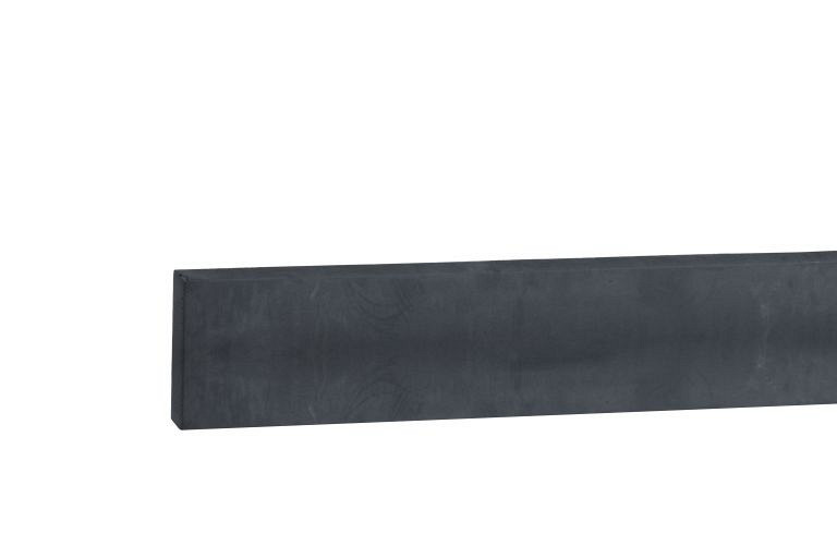 Beton onderplaat glad 24x3,5x184cm antraciet ongecoat