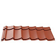 Dakpanplaten tbv Douglasvision Kapschuur Comfort 405x320cm (16m²) Terracotta
