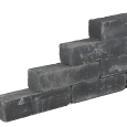 Blockstone stapelblok 15x15x60cm Zwart