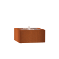 Corten Watertafel 800x800x400mm Corten 3mm (CB13)