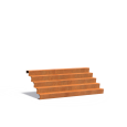 Trap 2500x1200x850mm Corten 3mm (CST5.5)