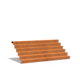 Trap 3000x1440x1020mm Corten 3mm (CST6.6)