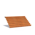 Trap 3000x1680x1190mm Corten 3mm (CST7.6)