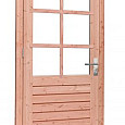 Douglas Enkele 6-ruits glasdeur Prestige met dubbelglas linksdraaiend 109x221cm onbehandeld