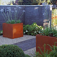 CARREZ met bodem 1400x1400x400mm Corten (CA3.3)