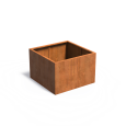 CARREZ zonder bodem 1200x1200x800mm Corten (CAW4.1)