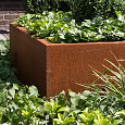 CARREZ zonder bodem 1200x1200x600mm Corten (CAW4.2)