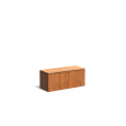Sokkel met zitting 1000x400x430mm Corten 2mm (CKW32)