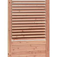 Shutterscherm douglas, 89x224cm, onbehandeld.