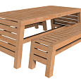 Tuinset Riva Excellent (2xbank en 1xtafel)