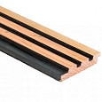 Douglas geschaafd triple profielplank 2,5x14x500cm onbehandeld | zwart