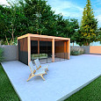 Douglasvision buitenverblijf Modern 499x306,5cm onbehandeld