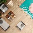GeoCeramica® 30x120x4cm Facewood Miele