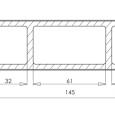 WEOSUN® Brise Soleil Zonweringslamel 42x145mm | Teak | 390cm | E-klasse