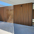 WEOSUN® Brise Soleil Zonweringslamel 42x145mm | Cedar | 390cm | E-klasse