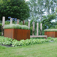 CARREZ met bodem 3000x1000x800mm Corten (CA18)