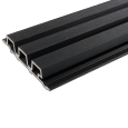 WEO®35 Gardenwall |  brandklasse E | 33 x 170 mm | Ebony Black | 290cm |