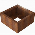 Bloembak Module+ 60x60x28cm | Corten