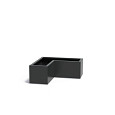 CARREZ L-vorm 1000x1000x400mm Aluminium (AFL25)