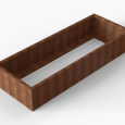 Plantenbak Module+ Corten 240x90x42cm