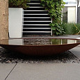 Waterschaal 1000x210mm Corten 3mm (WNS3)