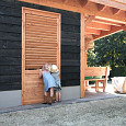 Shutterscherm Excellent Douglas, 89x224cm, kleurloos geïmpregneerd.