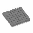 ArtiStone Oud Hollands Weave Binnenhoek 100x100x10cm Antraciet