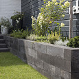 Linea stapelblok 15x15x60cm Zwart