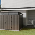 NewTechWood berging Cella met enkele deur, 283 x 210 cm, Silver Gray