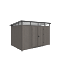 NewTechWood berging Cella met dubbele deur, 344 x 210 cm, Silver Gray