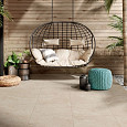GeoCeramica® 80x80x4cm Framework Stone Beige