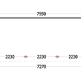 Aanbouwveranda Lucca 7950x3250x2600mm (bxdxh)