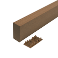 WEOSUN® Brise Soleil eindkap 42x90mm Cedar (12st