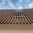 WEOSUN® Brise Soleil Zonweringslamel 42x90mm | Teak | 390cm | E-klasse