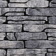 Stone Walling 42x18x8cm Grijs/Zwart