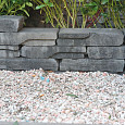 Stone Walling 42x18x8cm Grijs/Zwart