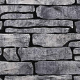 Stone Walling 42x18x8cm Grijs/Zwart