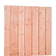 Douglas fijnbezaagd plankenscherm 15-planks 19mm 180x180cm onbehandeld