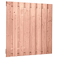 Douglas geschaafd plankenscherm 17-planks 18mm 180x180cm onbehandeld