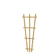 Grenen V-Trellis 30-65x150cm groen geïmpregneerd