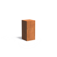 Sokkel 500x500x1000mm Corten 2mm (CK2)