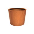 CONIC met bodem Ø1200x1000mm Corten 2mm (CC4)
