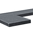 Afdekplaat-Vijverrand Basalt G684  50/30x50x3cm hoekstuk | op=op