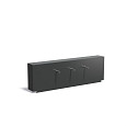 Aluminium Muur geplaatst op vijver 2000x250x600 (VM1.3.3 (incl. waterval en pomp)