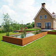 Vijverbak Corten 5000x1000x400mm 3mm (VC2.1)