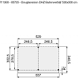 Douglasvision DHZ Buitenverblijf 530x300cm groen geïmpregneerd