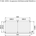 Douglasvision DHZ Buitenverblijf 700x300cm kleurloos geïmpregneerd