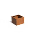 Carrez ZONDER BODEM 800x800x600mm Corten 2mm (CAW6.2)