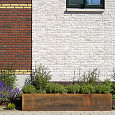 Carrez MET WIELEN 1000x1000x600mm Corten 2mm (CAWL5.2)